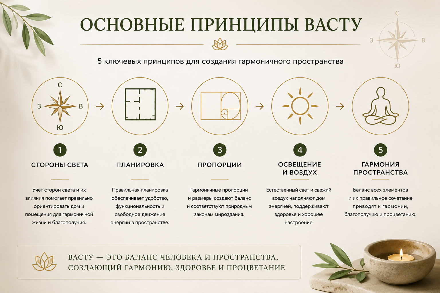 Основные принципы Васту