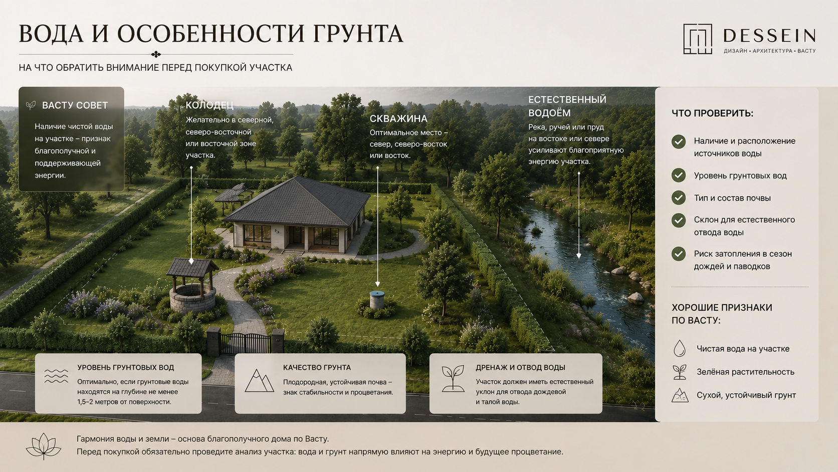 Перед покупкой важно учитывать уровень грунтовых вод и особенности почвы. Перед покупкой важно учитывать уровень грунтовых вод и особенности почвы.